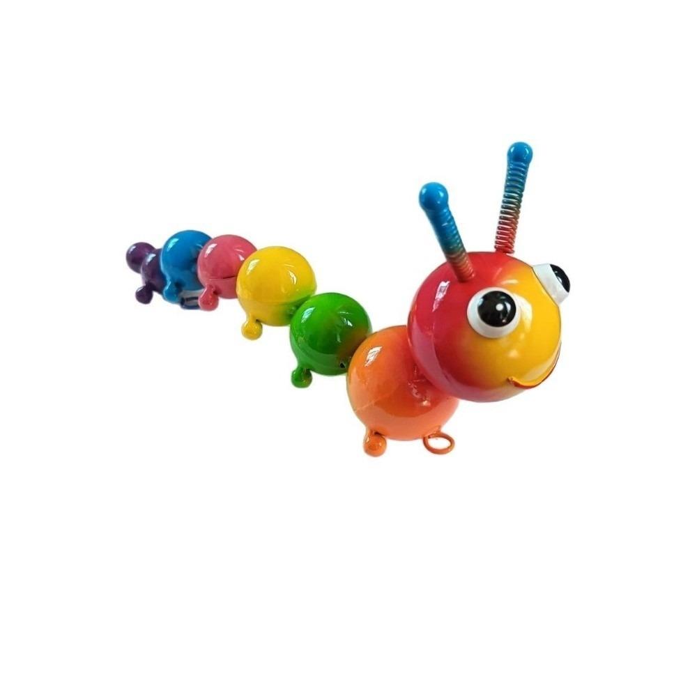Colorful Mini Insect Model Funny Caterpillar Figurine Caterpillar Ornament Garden Decoration Style A