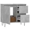 VidaXL Bathroom Cabinet Concrete Grey 65x33x60 Cm 831608