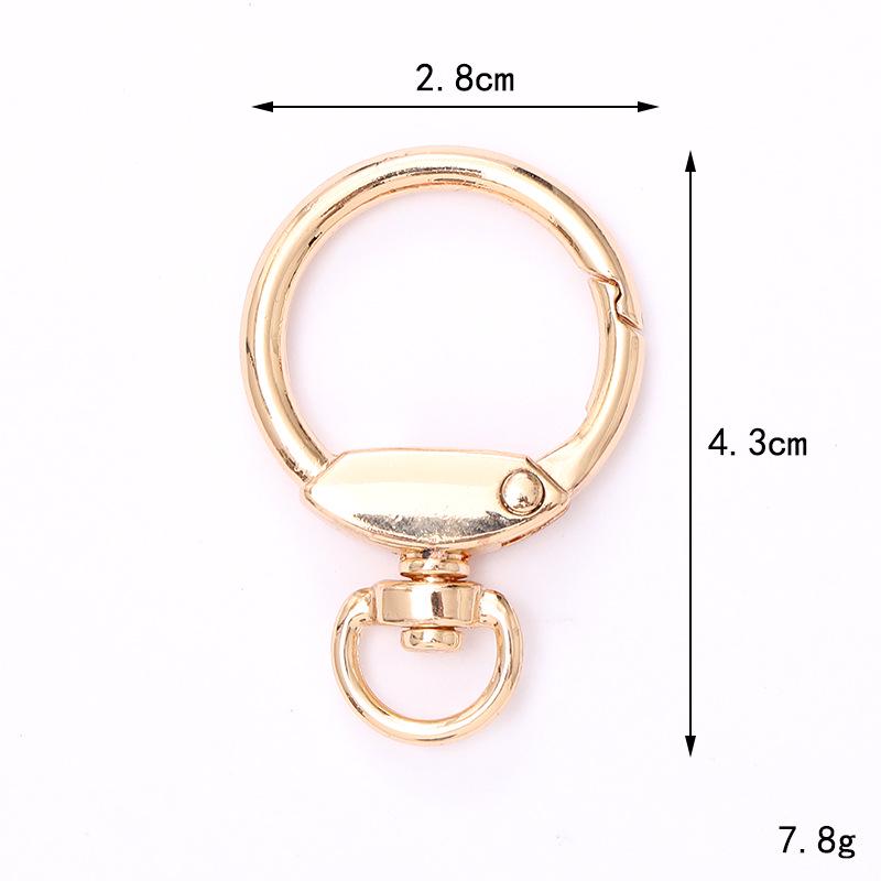 Yi Lian Schmuck Zinklegierung Herzplatte Schlüsselanhänger mit Karabinerverschluss