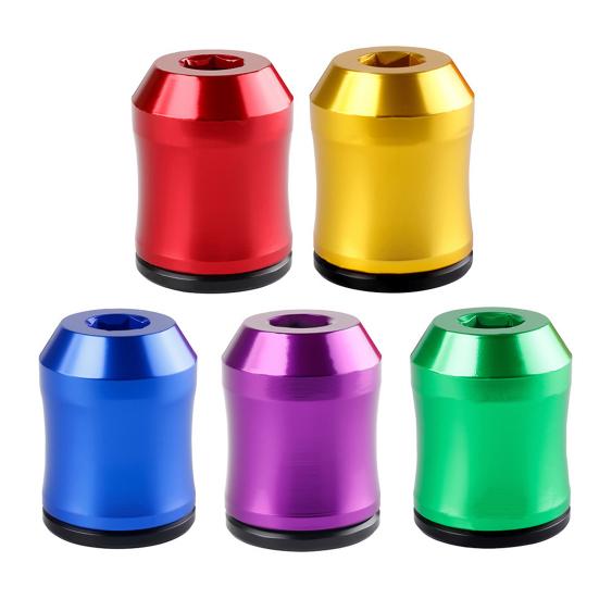 Magnetischer Schraubring für 1/4-Zoll-Sechskantbits Verhindert Abrutschen der Schraube Leichtes Aluminiumgehäuse Schraubenstabilisator DIY-Werkzeug