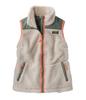 LL Bean Bean Sherpa Fleece US 1000166782 Women's Vest, Fit, Petite, XS, Soapstone, Brown,