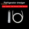 2/5Pcs/Set Refrigerator Drain Hole Unclogger Kit with Injector 150CM Hose Ice Scraper Fridge Water Remover Cleaner Blocked Outlet Hole Unclogging Tool