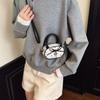 Summer cute ballet messenger bag girls new small fresh pink bow shoulder change bag