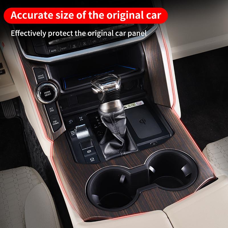 For 2021-2025 Toyota Land Cruiser LC300 300 High Configuration Peach Wood Texture Interior Accessories Upgraded Modification