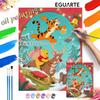 Winnie the Pooh Christmas Reindeer Oil Painting Painting Art Kit Handmade Diy Home Decorations