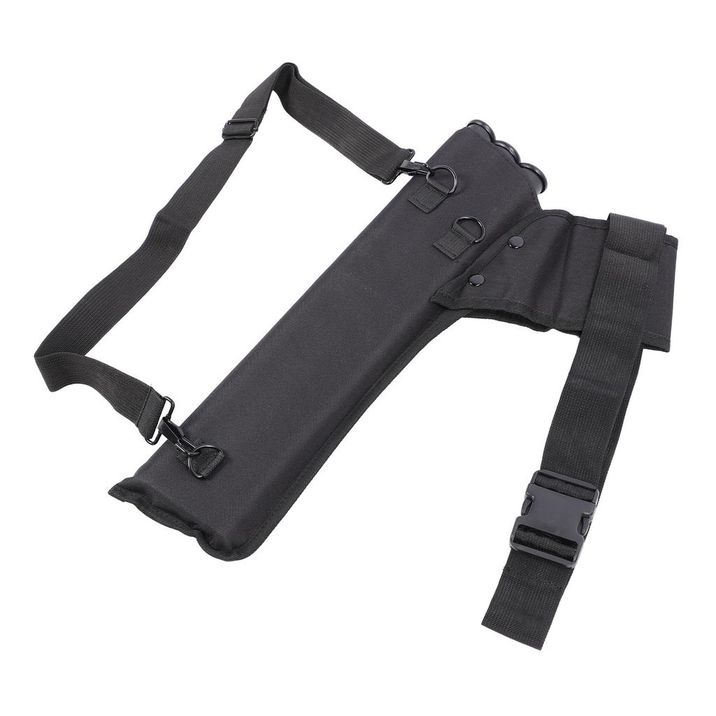 Kołczan łuczniczy na strzały Regulowany pas Kołczan z tubami na 3 strzały do łuku bloczkowego, refleksyjnego do ćwiczeń