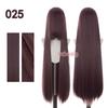 Bubuwig Synthetic Hair 100cm Long Straight Pure Color Cosplay Wigs Over 100 Colors Black White Red Blue Brown Wig Heat Resistant