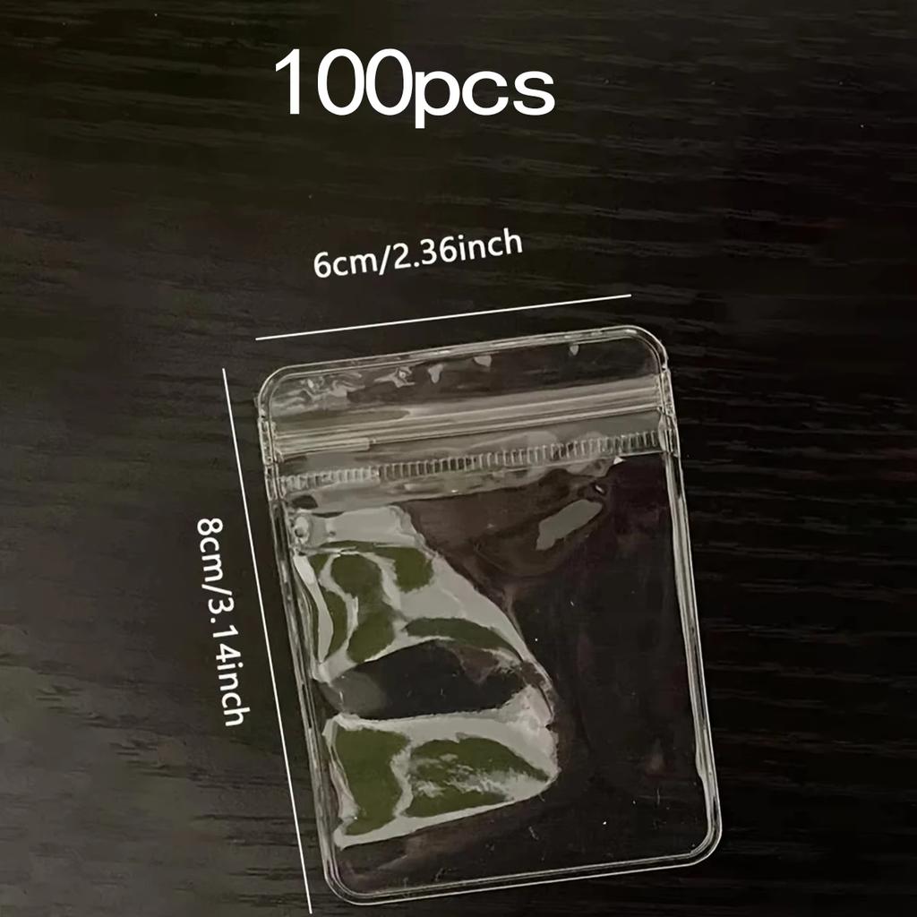 Jewelry Organizer Pouch Bags Transparent PVC Anti-Oxidation Earring Pendant Necklace Bracelet Storage Holder Bags