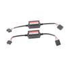 2PCS Plug And Play Car LED Headlight Decoder Radio Audio Compatible Error Free Canceller