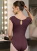 Professional Solid Color Sleeveless Ballet Leotard for Adults