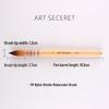 Korean ArtSecret Academy Grade Red Wood Handle Nylon Watercolor Brush 15RT