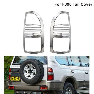 Toyota Land Cruiser Prado için FJ90 1997-2002 Aksesuarları Araba Kuyruk aydınlatma koruması Koruma Dekorasyon
