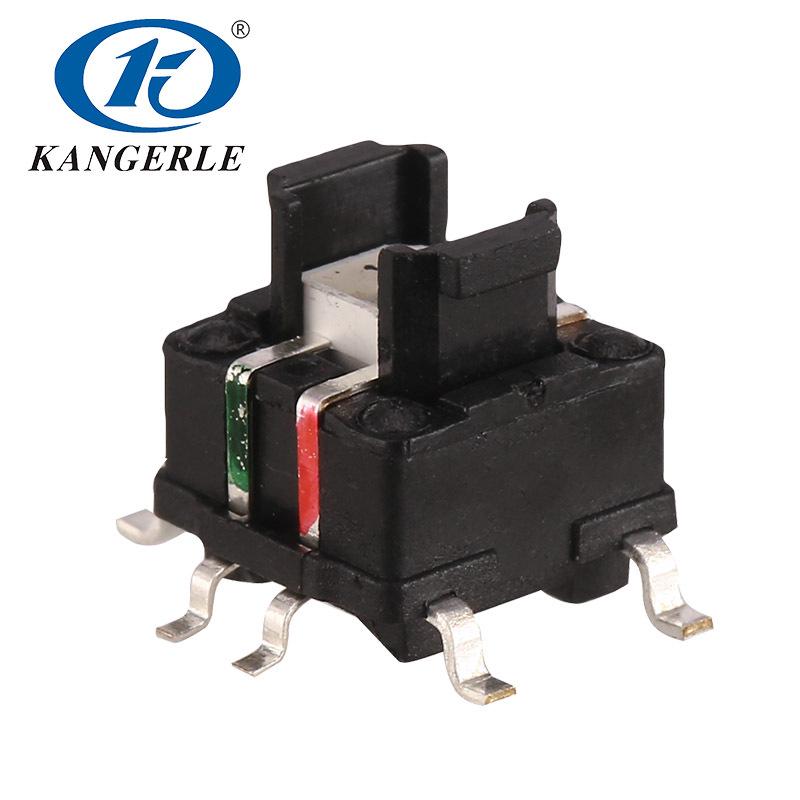 RGB Dual-Light Tactile Switch 7mm - Red/Green/Blue SMD Pin