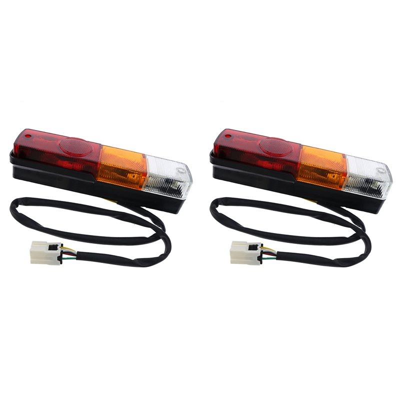 

2X Tail Light 37B-1EB-3010 For Komatsu Forklift FD10/15-16 S/N 600001-UP, FD20H/25H-12 S/N 500001-UP как