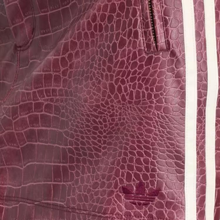 Adidas Originals Solid Color Striped Button Leather Mini Skirt Women skirts KD8785