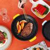 Electric Frying Pan Smokeless Barbecue Fried Steak Fish Omelette Frying Pan Non-stick Cooker