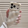 Matte Solid Color Purple 3D Bubble Pattern Phone Case For iPhone 17 Air 16 15 14 13 Pro Max Soft Shockproof Silicone Back Cover