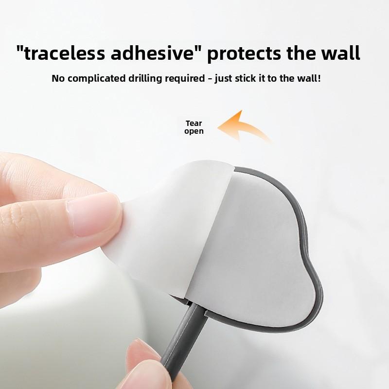 Pvc Strong Adhesive Hooks For Kitchen Bathroom Wall Mounting With High Load Capacity For Dorm Room Organization