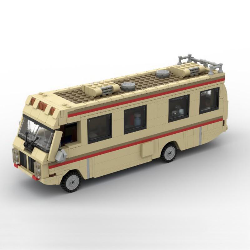 

Набор для сборки модели фургона из сериала «Во все тяжкие» - Набор автомобиля из мелких деталей, совместимый с Lego