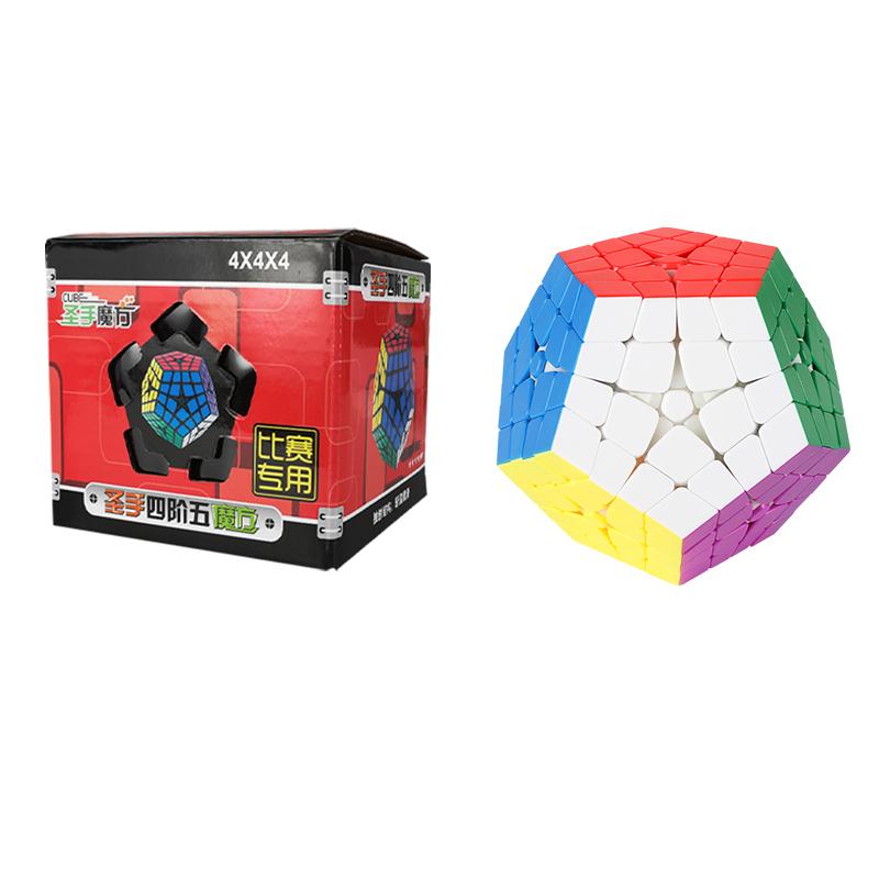 Cub Dodecaedru Sengso Megaminx 4X4X4 Puzzle Fără Autocolante Jocuri de Gândire Brainstorming Pentru Copii Cadou de Crăciun Zi de Naștere