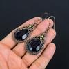 Amethyst Earrings Gemstone Jewelry, 999 Copper Wire Wrapped Earrings, Gift For Women Handmade Earrings