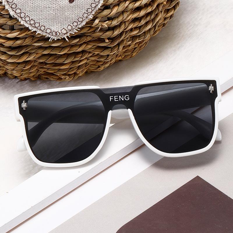 Children'S Sunglasses Trendy Boys And Girls Street Photography Large Frame Glasses Personalized Baby Uv Protection Sunglasses