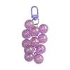 Acrylic Grape Cluster Keychain & Pendant - Crystal Grapes for Backpack or Phone