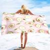 Avocado Beach Towels,Outdoors Pool Microfiber Towel Soft Fluffy and Super Absorbent Sand Free Quick Dry Lightweight Bath Towels