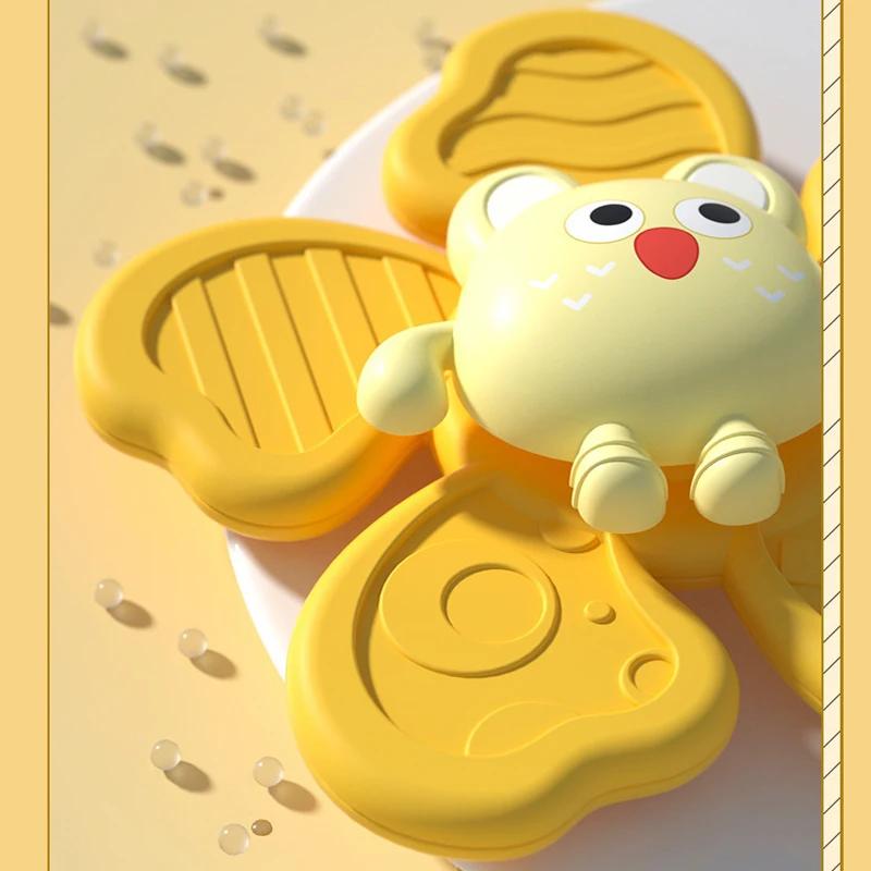 Baby Badespielzeug Lustiges Baden Sucker Spinner Saugnapf Cartoon Rasseln Zappeln Lernspielzeug Für Kinder Jungen Geschenk