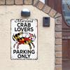 Maryland Crab Tin Sign Retro Parking Metal Wall Decor 8x12 Inches Kitchen Bar Garage Pub