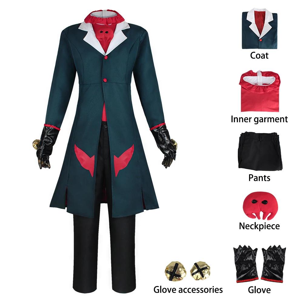 Angel Dust Hazbin Cosplay Uniforme Costume Abito da Uomo Costumi di Halloween