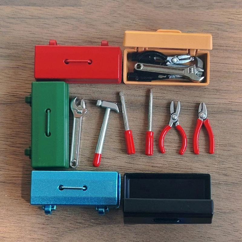 1:12 Miniature Doll House Tool Repair Tool Set For Dollhouses With Realistic Detail And Metal Construction