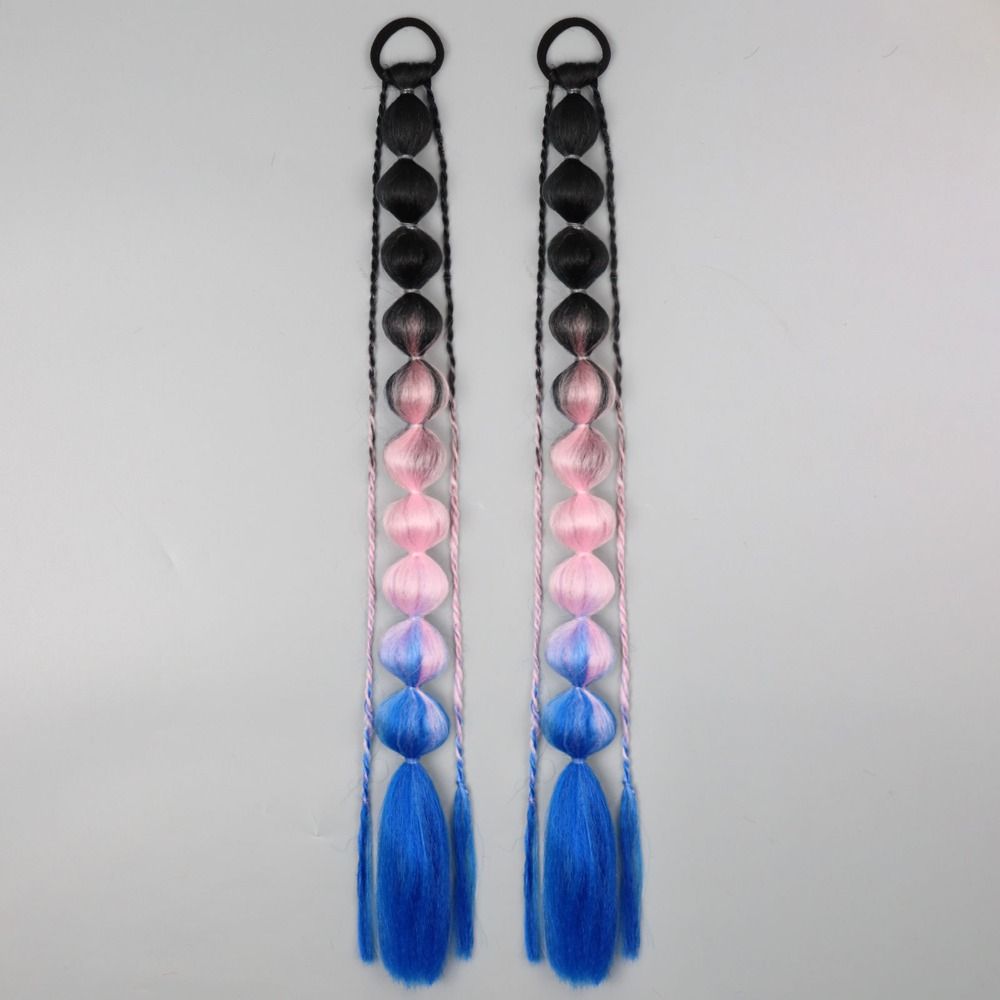 Colorful Twist Braid Bulk Lantern Braid Braided Ponytails Long Bubble Jumbo Braid for Women