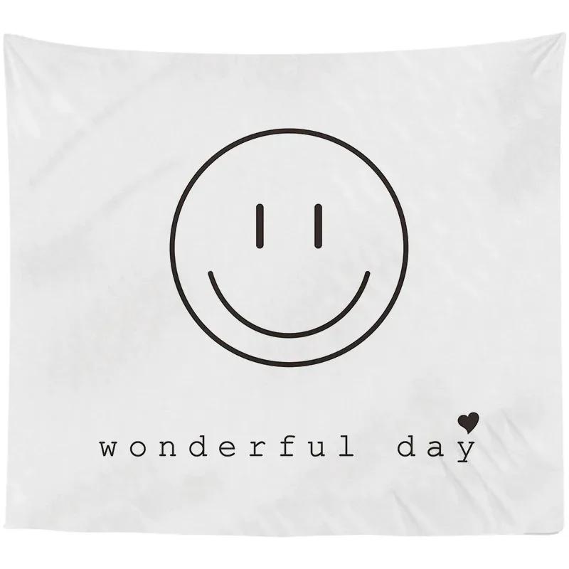 Абстрактная пара Простая линия Узор Гобелен Спальня Гостиная Гобелен Домашнее украшение — фото 12