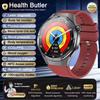 2025 New Health Non Invasive AI Diagnostic Smart Watch ECG BP Men's Three Highs Uric Acid Blood Fat Bluetooth Call Smartwatches