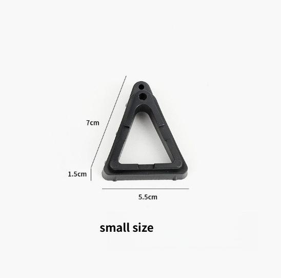 2Pc Plant Pot Feet Risers Plastic Triangle Flower Pot Support Stand for Garden Patio Ventilation Drainage