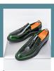 Men's Plus Size Tassel Loafers: Pointed Toe, Slip-On Leather Shoes for Business and Casual Wear In Spring and Autumn.