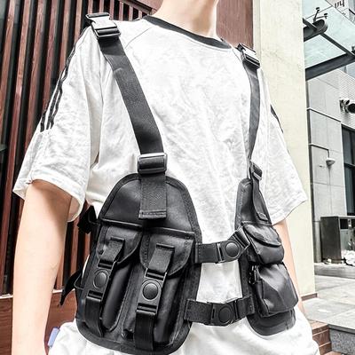 Chest Rig Bag Multifunction Hip Hop Pack for Running Picnic Women Exercise