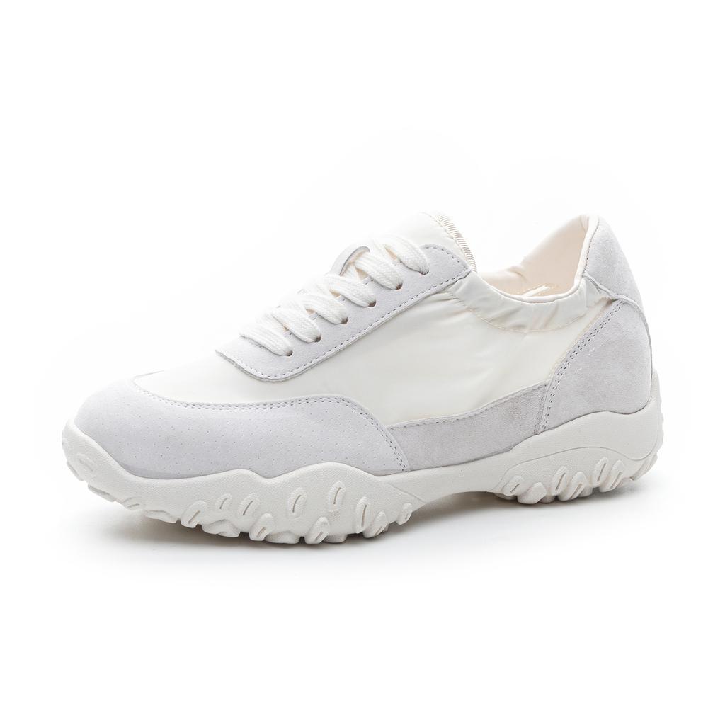 Dexun shoes mesh women's new spring lightweight and versatile leather sports and leisure board shoes