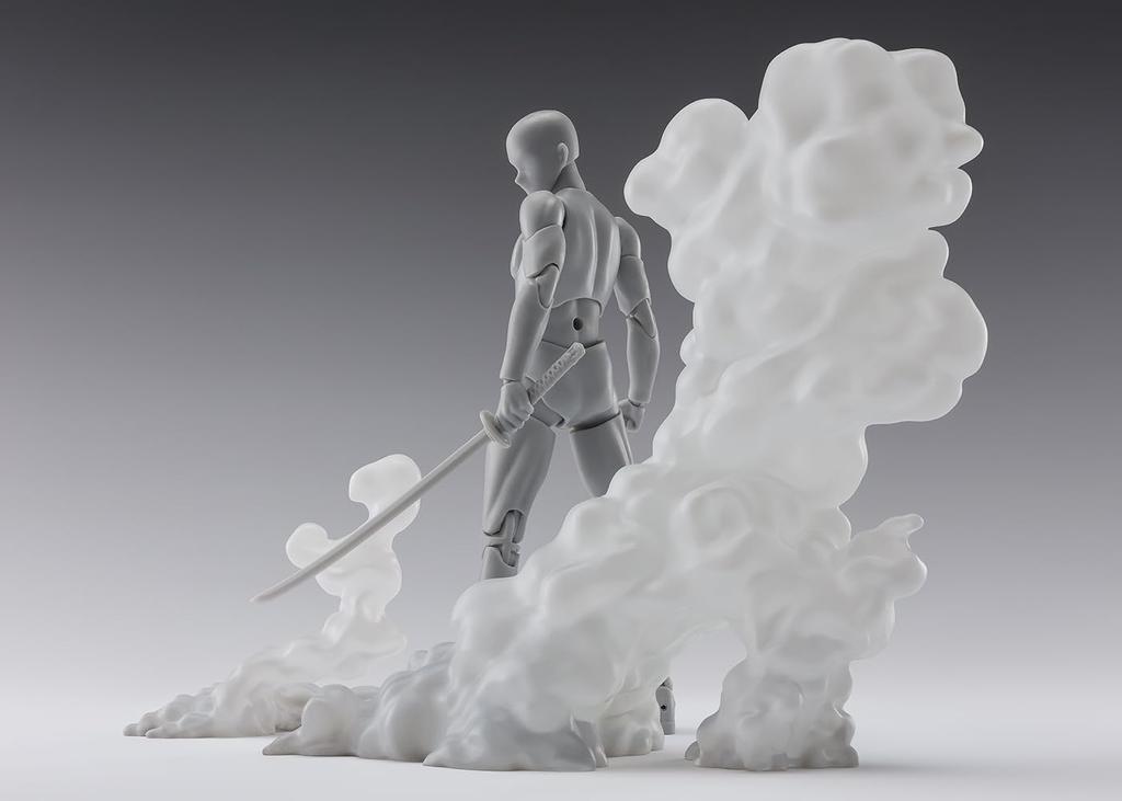 TAMASHII NATIONS Soul EFFECT SMOKE White for 135mm Effect Parts for Figures Ver. S.H.Figuarts Approx. PVC&ABS