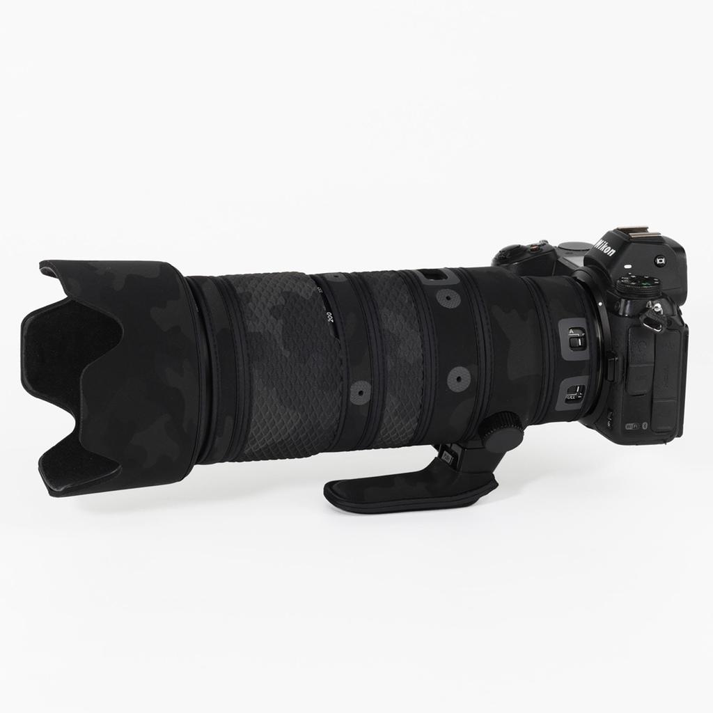 CHASING BIRDS Camouflage Waterproof Lens Coat for NIKON Z VR Rainproof Lens Protective Cover 70-200mm F/2.8 S, (Dark)