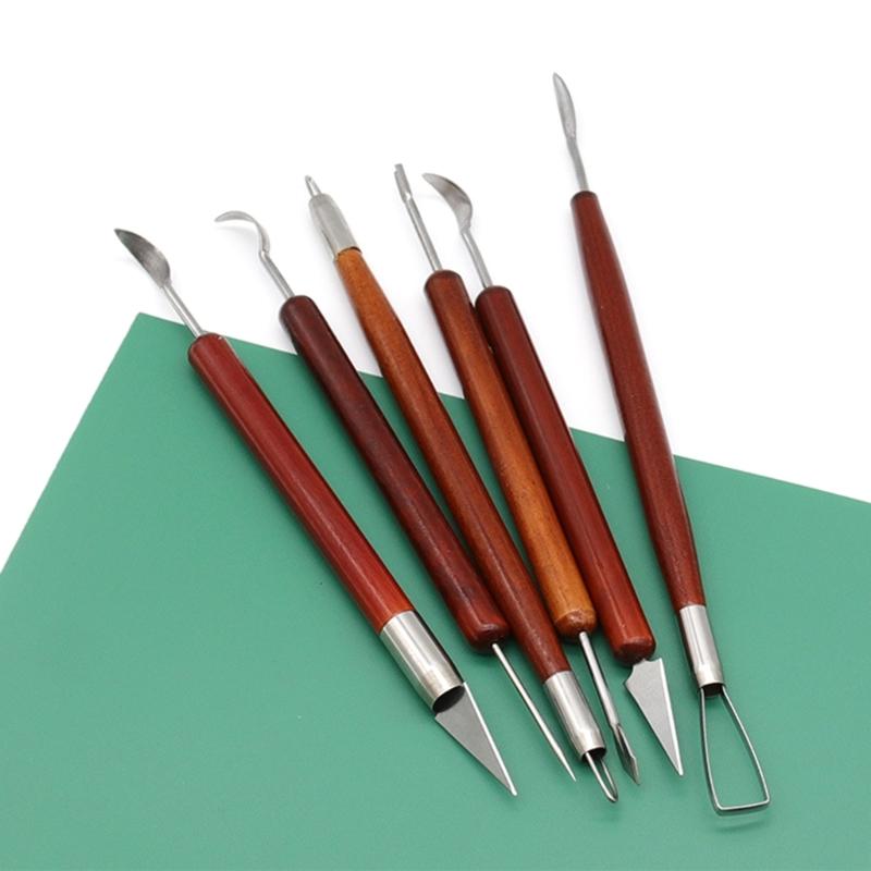 Pottery Sculpting Tool 6Piece for Detailed Handcrafted Pottery Sculptures Must Have Pottery Tool for Carving Enthusiasts
