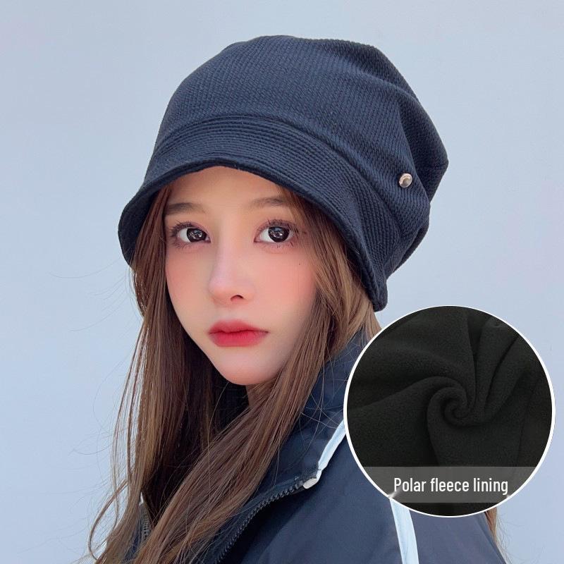 Women's Korean-Style Versatile Warm Octagonal Hat for Autumn & Winter
