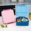 Kinder Lunchbox Lebensmittelqualität Mikrowellengeeignet Fächer Bento Box mit Edelstahl-Thermoskanne