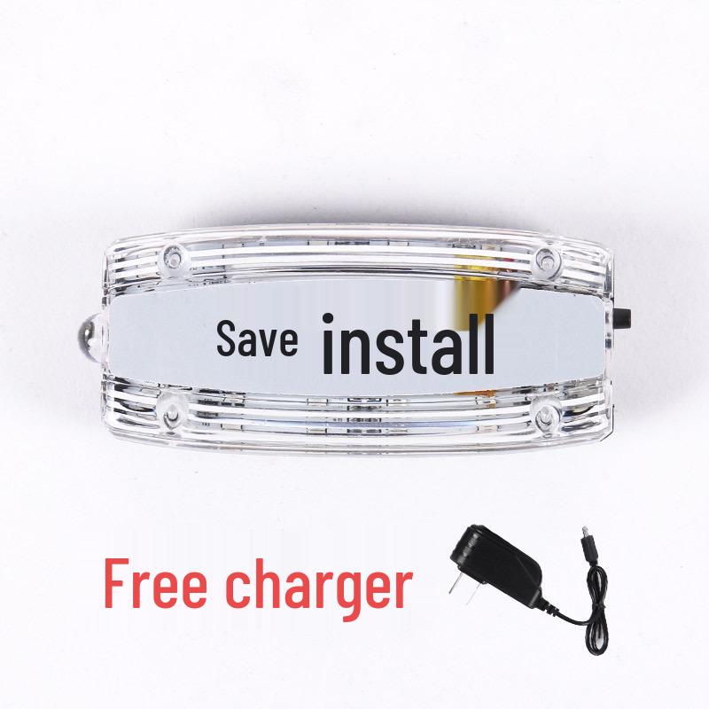 Rechargeable LED Shoulder Clip Strobe Light for Outdoor Running and Security