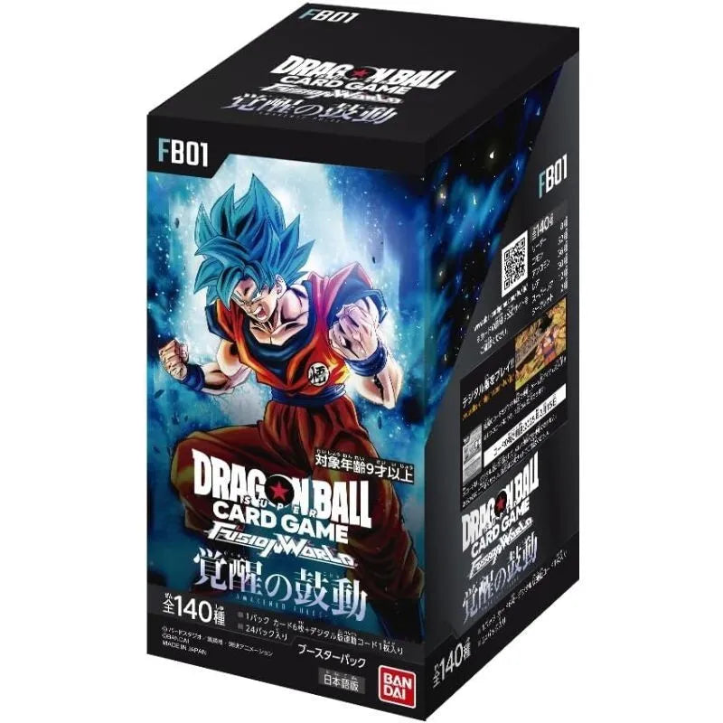

BANDAI Dragon Ball Суперкарточная игра Fusion World FB01 Коробка-бустер TCG ЯПОНИЯ