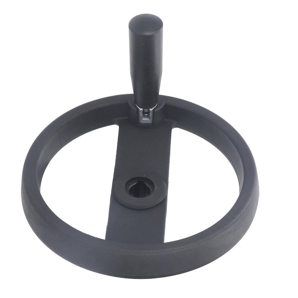 200x18mm Hand Wheel 18mm Hole Diameter Revolving Handle Folding Double Spread Design Lathe Machine