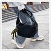 Unisex Trendy Canvas Crossbody Bag: Hip Hop, Japanese, Casual & Versatile Design for Students