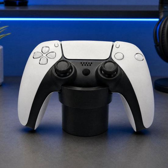 Yousheng Game Pad Slot, Cylindrical Shape Game Console Handle Holder, 3D Printed Smooth Edges Non-slip