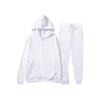 Men's Cross-border Autumn Winter Comfort Zip-Up Velvet Hoodie & Jacket Set